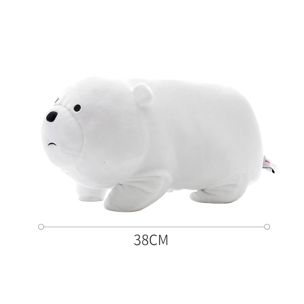 We Bare Bears Lying Plush Toy (Ice Bear)