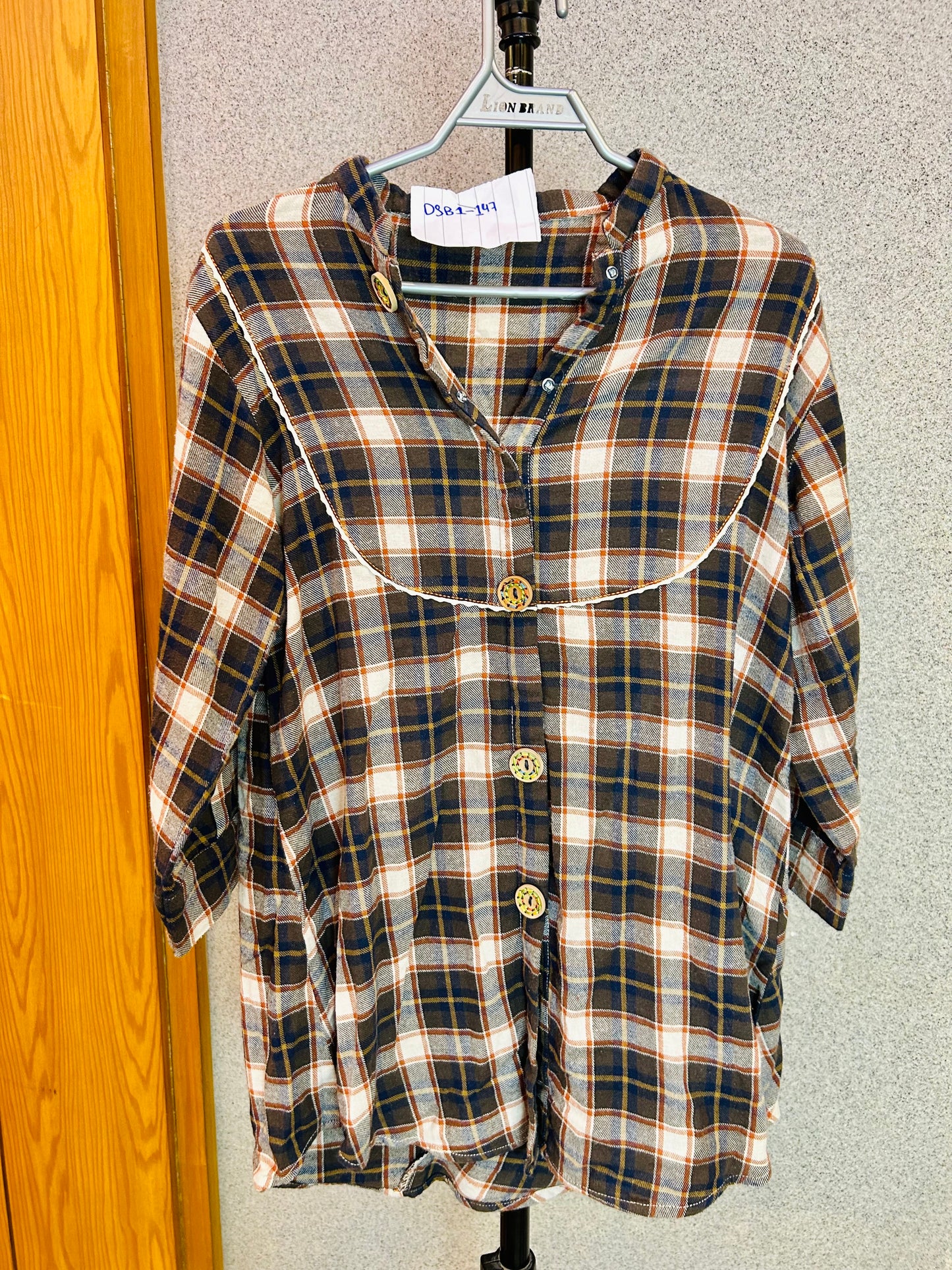 Check Shirt Modern Style DSB1-147