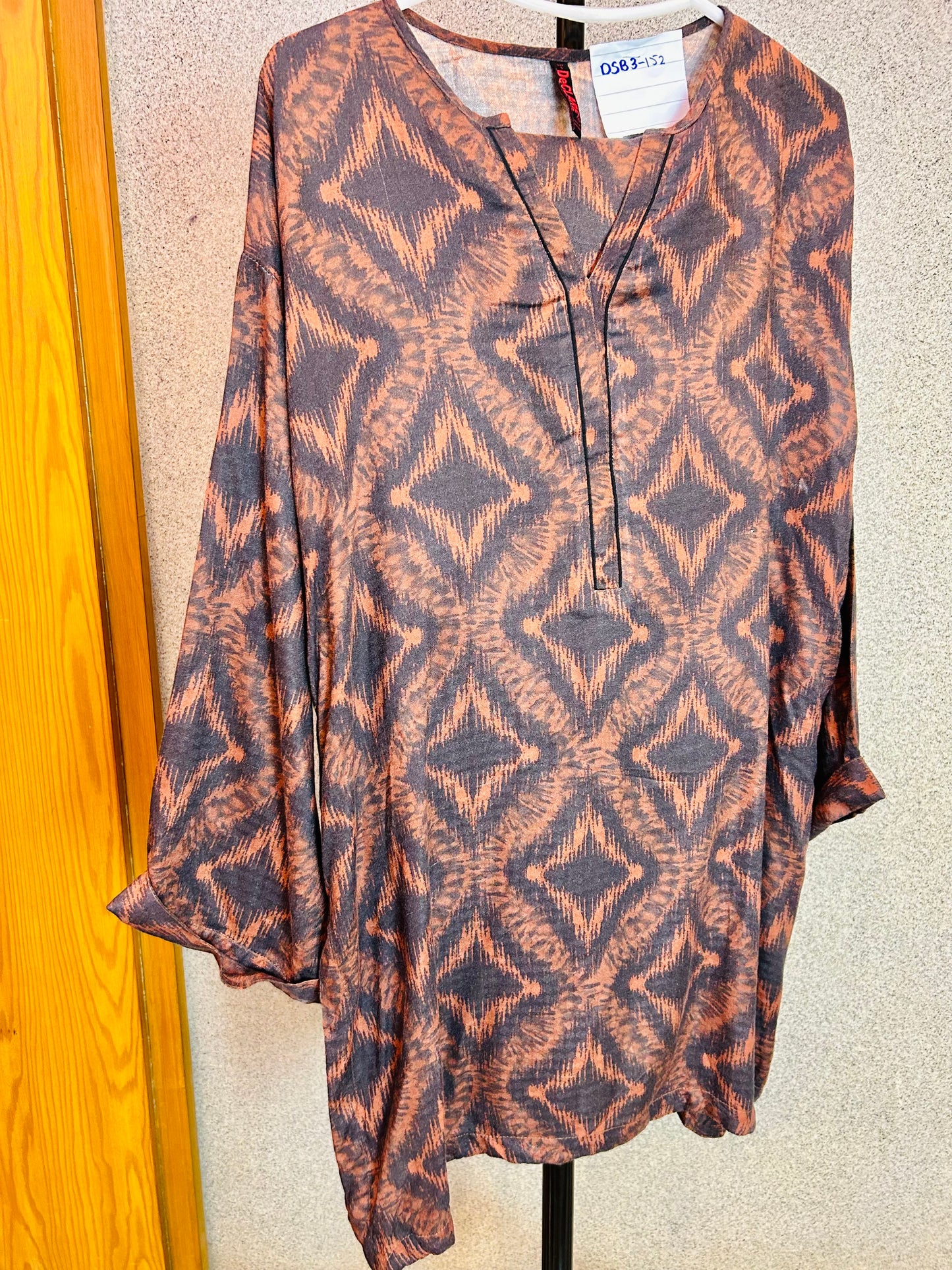 Elegant Kurta Style with Pockets with Shalwar & Dupatta Linen Fabric DSB3-152