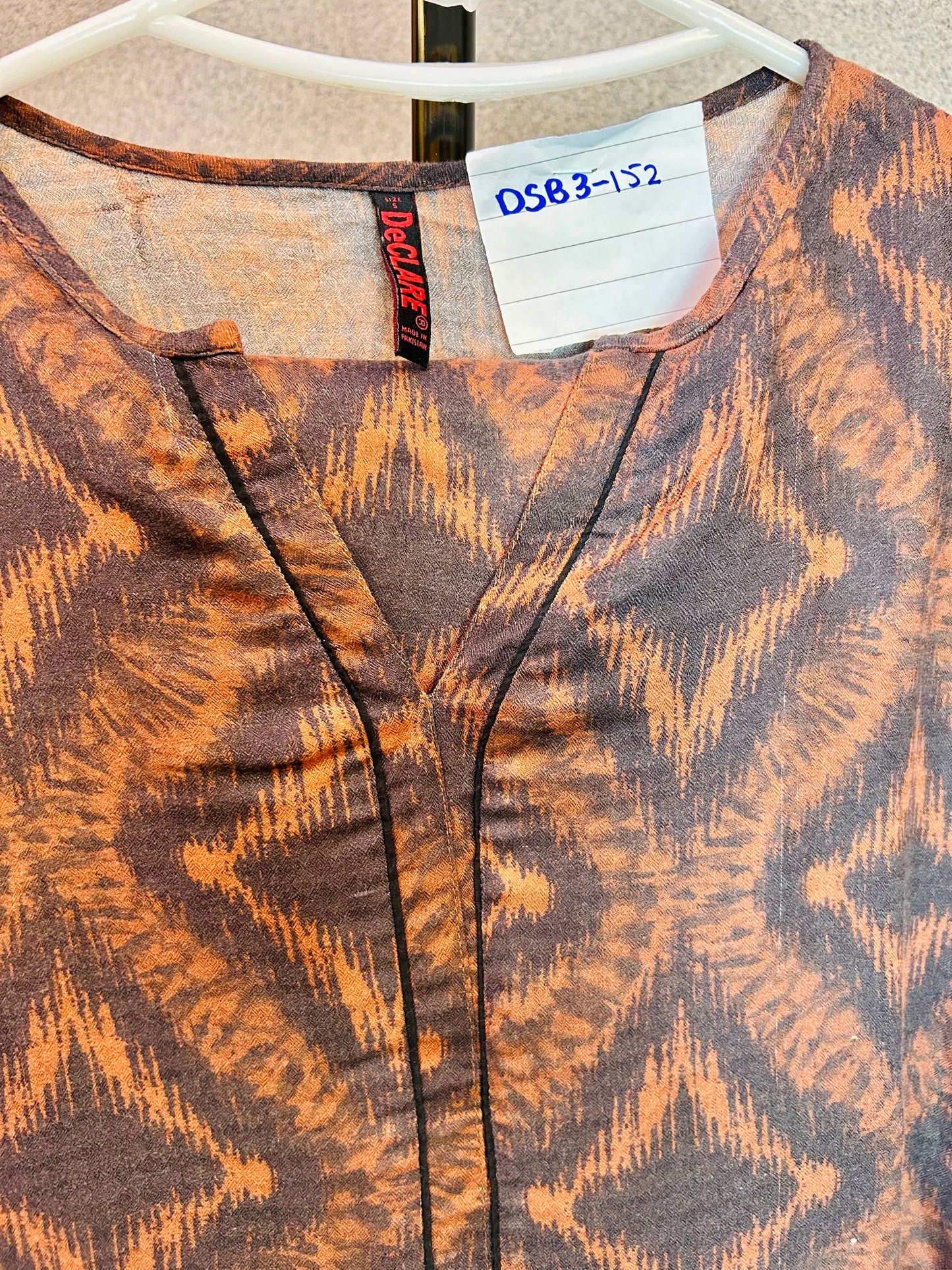 Elegant Kurta Style with Pockets with Shalwar & Dupatta Linen Fabric DSB3-152