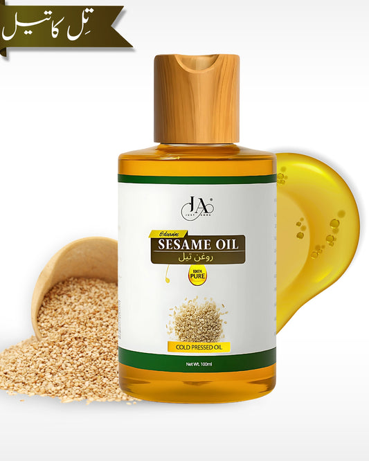 Til ka tel pure sesame oil for fast hair growth and body massage by memoona muslima, Amina Hussain
