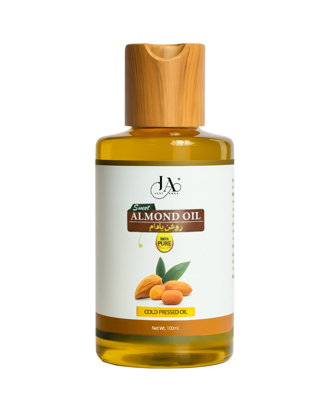 sweet almond oil, cold pressed, amina hussain, memoona muslima, roghan e badam