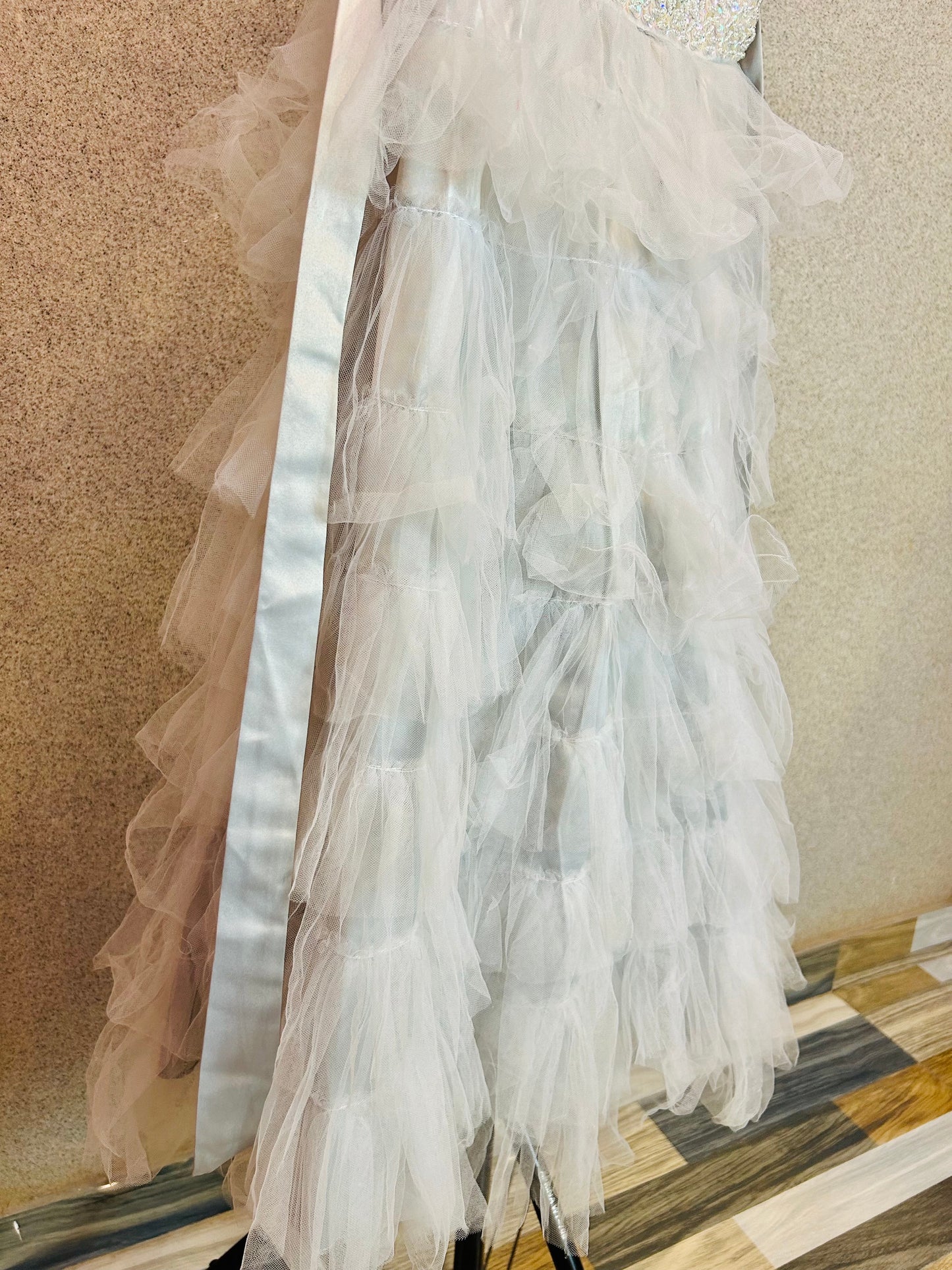 Fairy Frock Net with Sequence Work DFG1-133