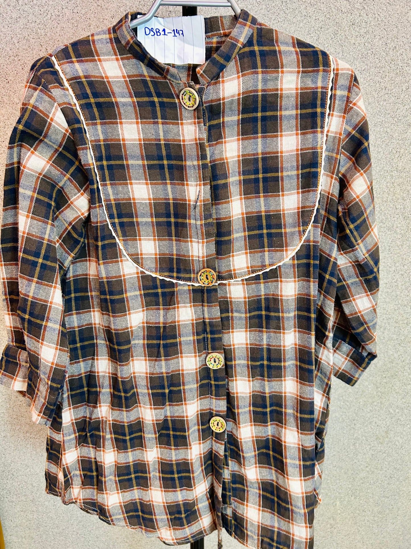 Check Shirt Modern Style DSB1-147