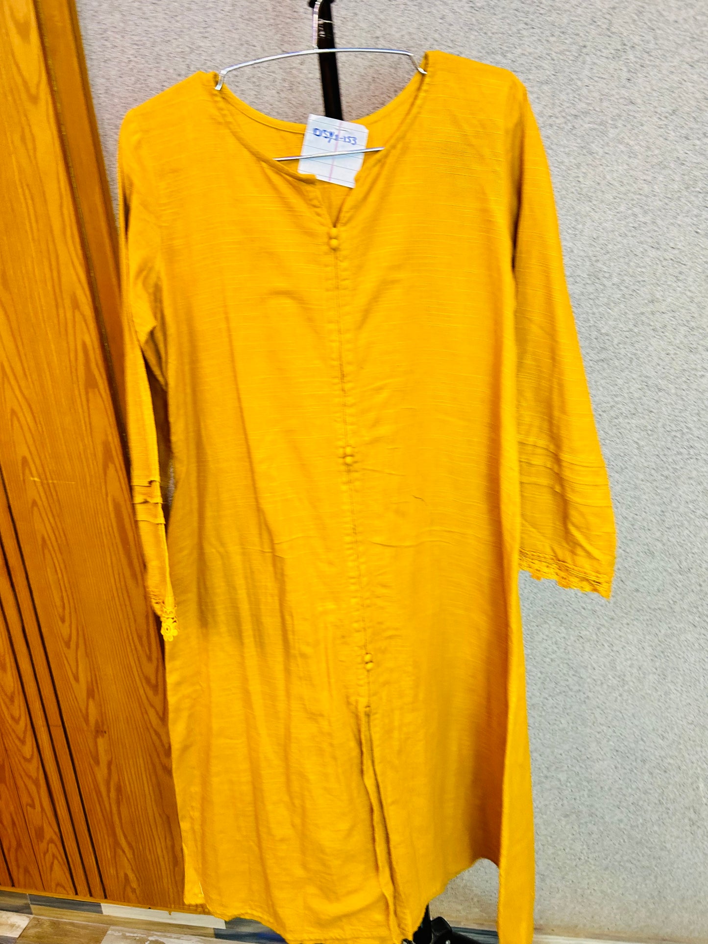 A Line Frock Khaddar Fabric DSY1-153