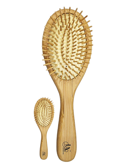bamboo hair brush for hair growth by Just Amna